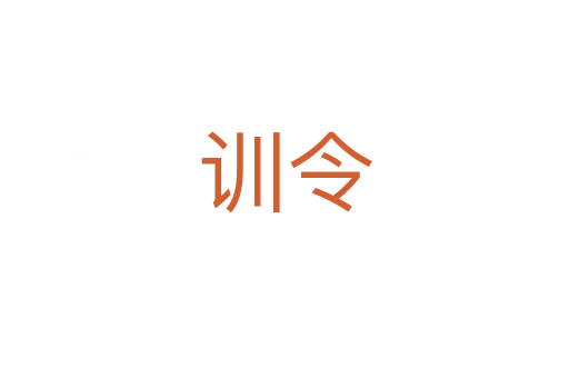 训令
