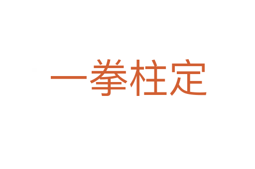 一拳柱定