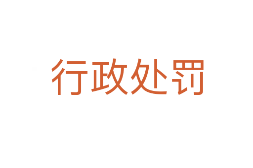 行政处罚
