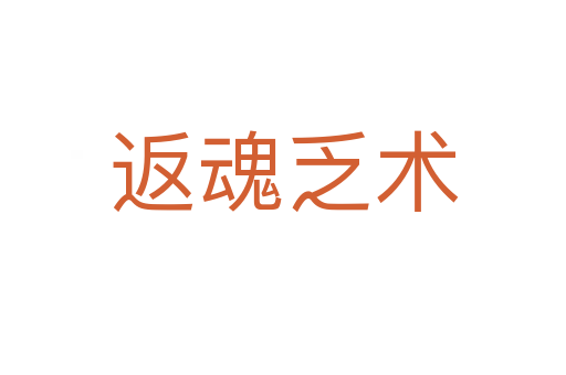 返魂乏术