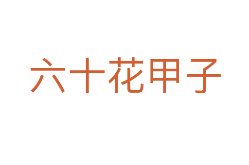 六十花甲子